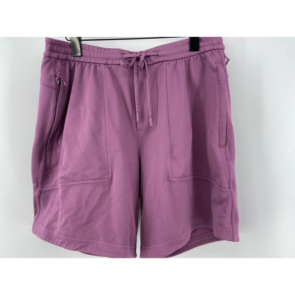 Lululemon License To Train Shorts Mens Large Purple‎ 9" Lined Running Gym